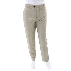 OFFICINE GENERALE Mens Cotton Fly Button Straight Leg Khaki Pants Size 38